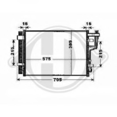 8655300 DIEDERICHS Конденсатор, кондиционер