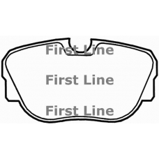 FBP1073 FIRST LINE Комплект тормозных колодок, дисковый тормоз