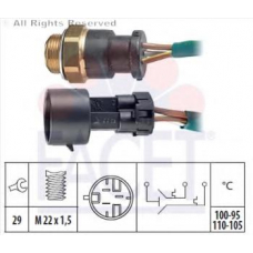 7.5633 FACET Термовыключатель, вентилятор радиатора