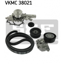 VKMC 38021 SKF Водяной насос + комплект ручейковых ремней