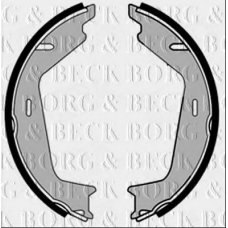 BBS6471 BORG & BECK Комплект тормозных колодок