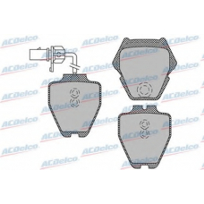 AC858981D AC Delco Комплект тормозных колодок, дисковый тормоз