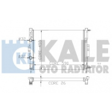 207200 KALE OTO RADYATOR Радиатор, охлаждение двигателя