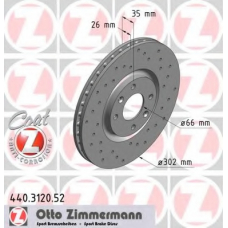 440.3120.52 ZIMMERMANN Тормозной диск