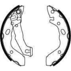 J GF-598AF JAPANPARTS Комплект тормозных колодок