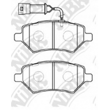 PN0838W NiBK Комплект тормозных колодок, дисковый тормоз