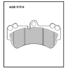 ADB01314 Allied Nippon Тормозные колодки