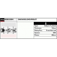 DC83384 DELCO REMY Тормозной суппорт