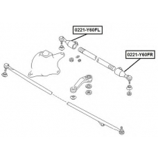 0221-Y60FR ASVA Наконечник поперечной рулевой тяги