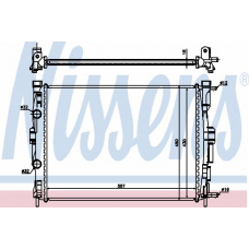 63764 NISSENS Радиатор, охлаждение двигателя