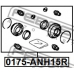 0175-ANH15R FEBEST Ремкомплект, тормозной суппорт