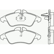 MDK0066 MINTEX Комплект тормозов, дисковый тормозной механизм