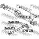 TAB-321<br />FEBEST<br />Подвеска, рычаг независимой подвески колеса