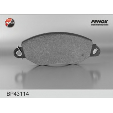 BP43114 FENOX Комплект тормозных колодок, дисковый тормоз