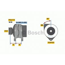 0 986 080 120 BOSCH Генератор