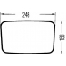 8SB 002 995-041 HELLA Зеркало рампы