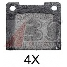 36037 OE ABS Комплект тормозных колодок, дисковый тормоз