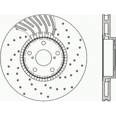 BDRS2285.25 OPEN PARTS Тормозной диск