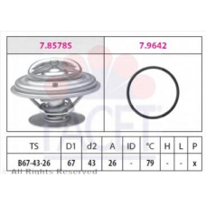 7.8578 FACET Термостат, охлаждающая жидкость