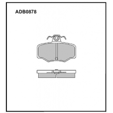 ADB0878 Allied Nippon Тормозные колодки