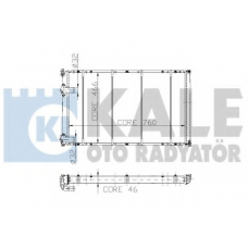 162200 KALE OTO RADYATOR Радиатор, охлаждение двигателя