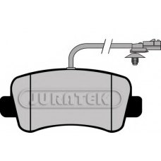 JCP074 JURATEK Комплект тормозных колодок, дисковый тормоз