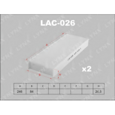 LAC-026 LYNX Cалонный фильтр