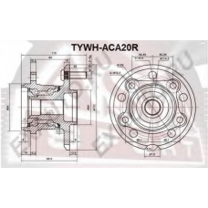 TYWH-ACA20R ASVA Ступица колеса