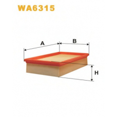 WA6315 WIX Воздушный фильтр