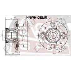 HNWH-GEMR ASVA Ступица колеса