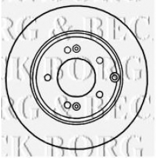 BBD5906S BORG & BECK Тормозной диск