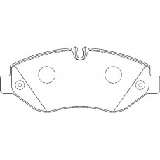 WBP29229A WAGNER LOCKHEED Комплект тормозных колодок, дисковый тормоз