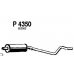 P4350 FENNO Средний глушитель выхлопных газов