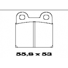 BL1003A1 FTE Комплект тормозных колодок, дисковый тормоз