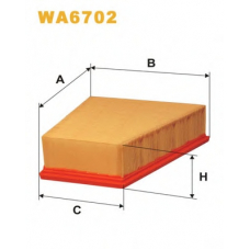 WA6702 WIX Воздушный фильтр