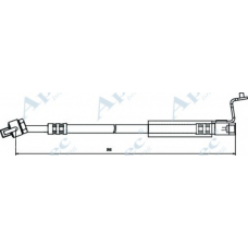 HOS3225 APEC Тормозной шланг