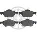 12512 OPTIMAL Комплект тормозных колодок, дисковый тормоз