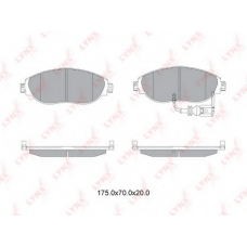 BD8042 LYNX Колодки тормозные передние