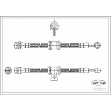 19032807 CORTECO Тормозной шланг