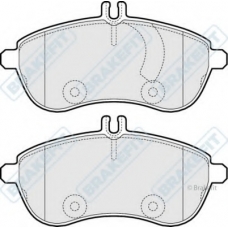 PD3223 APEC Комплект тормозных колодок, дисковый тормоз