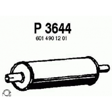 P3644 FENNO Средний глушитель выхлопных газов