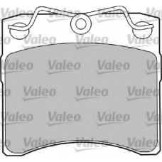 540563 VALEO Комплект тормозных колодок, дисковый тормоз