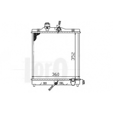 018-017-0008 LORO Радиатор, охлаждение двигателя