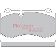 1170383 METZGER Комплект тормозных колодок, дисковый тормоз