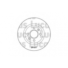 DF1017 TRW Тормозной диск