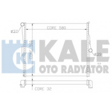 354500 KALE OTO RADYATOR Радиатор, охлаждение двигателя