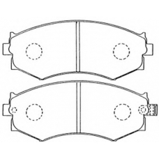 FP0462 FIT Комплект тормозных колодок, дисковый тормоз