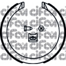 153-491K CIFAM Комплект тормозных колодок, стояночная тормозная с