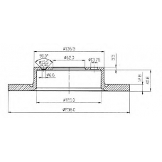 BDC4607 QUINTON HAZELL Тормозной диск