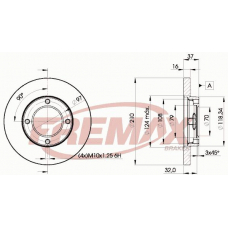 BD-8702 FREMAX Тормозной диск